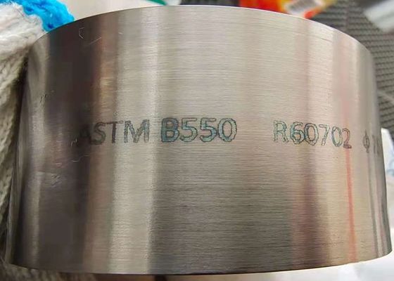 즈르 60702 지르코늄 단조링 ASTM B550 이음새가 없는 굴려진 벨소리